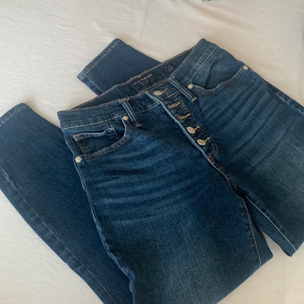 LUCKY BRAND BRIDGETTE SKINNY JEANS SIZE 8/29 Ankle